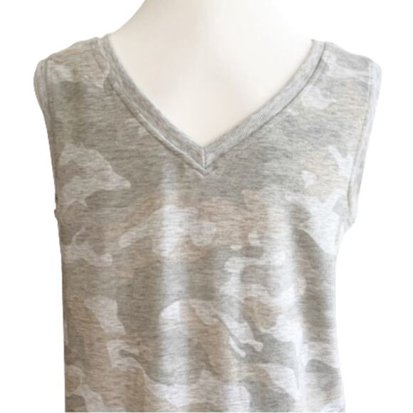 Jane & Delancey Tank Dress Camo Sleeveless V-Neck Soft Dress Small NEW - Picture 5 of 12